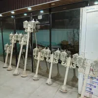 پایه چراغ داخل حیاط به تعداد 8