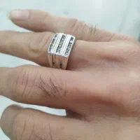 2حلقه نقره 1زنجیر نقره