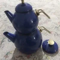 حراج سرویس کتری قوری  نو و قابلمه لعابی