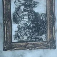 تابلو شام اخر ۱۰۰در۷۰|تابلو، نقاشی، عکس|سلماس, |دیوار