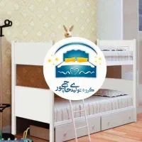 تخت خواب دو طبقه ۹۰در۲متر(تختخواب۲دوطبقه)تشک پرادو
