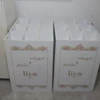 قفسه ام دی اف و میز|کتابخانه، شلف، قفسههای دیواری|سبزوار, هویزه|دیوار