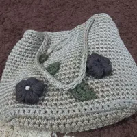 کیف دست بافت با نخ دمسه داخل استر|کیف، کفش، کمربند|رشت, جماران|دیوار