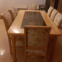 فروش یک دست میز غذاخوری ۸ نفره و مبل راحتی ۷ نفره|مبلمان خانگی و میز عسلی|همدان, |دیوار