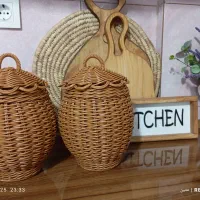 سبد حصیری گردو و بادوم