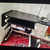 میز کامپیوتر رنگ مشکی طوسی