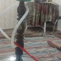 قلیون قهوه خونه ای تنه چوپ گردوو|کلکسیون و سرگرمی|گلپایگان, |دیوار