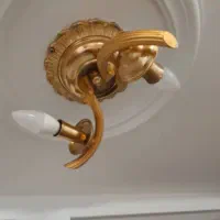 3عدد یکی لوستر 15 شعله کناری 3 شعله سقفی 2 شعله