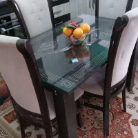 میز نهارخوری و گنجه با بوفه|میز و صندلی غذاخوری|رفسنجان, |دیوار