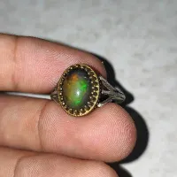 انگشتر اوپال نقره