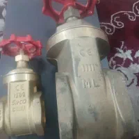 با سلام شیر برنجی ۴ اینچ و۲اینچ|ابزارآلات|بافق, |دیوار