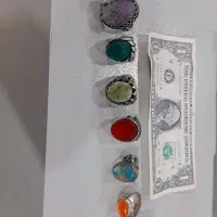 انگشتر با سنگ های اصل و معدنی