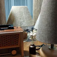آباژور پایه چوبی برند مارو وود|چراغ خواب و آباژور|تهران, سردارجنگل|دیوار