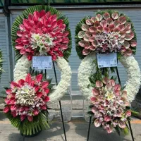 تاج گل طبیعی ترحیم(ارسال رایگان،تسویه بعد از تحویل