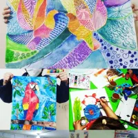 کلاس خلاقیت و نقاشی خردسال سنین۴تا۶سال