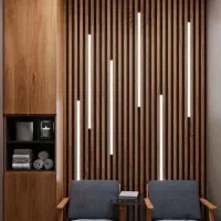 چراغ لاین|لامپ و چراغ|قم, چهل درخت‎|دیوار