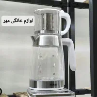 سماور گازی شیر دار استیل 6 لیتری با ارسال|سماور، چای‌ساز، قهوه‌ساز|مشهد, طلاب|دیوار