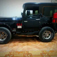 جیپ آفرود|خودرو کلاسیک|زیرآب, |دیوار
