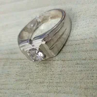 انگشتر نقره ای نگین دار