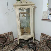 ویترین چوبی مناسب جهیزیه کاملا  سالم بدون خط خش|بوفه، ویترین، کنسول|محمودآباد, |دیوار