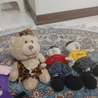 عروسک خرس پت و مت و آویز