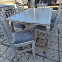 ناهار خوری ۶نفره تمام چوب