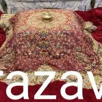 لحاف کرسی دستدوز ۴در۴ آماده تحویل