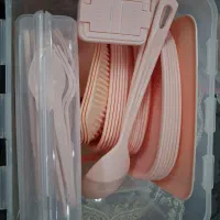 سرویس ظروف مسافرتی وسرویس کفگیر ملاقه|ظروف نگهدارنده، پلاستیکی، یکبارمصرف|خرمآباد, |دیوار