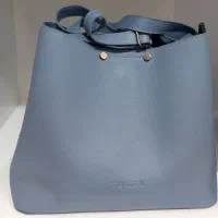 کیف چرم آبی آسمانی روشن|کیف، کفش، کمربند|تبریز, |دیوار