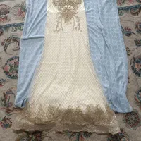 لباس مجلسی طلا کوبی شده