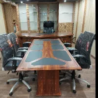 میزکنفرانسی ست اداری دفترکارمدیریت صندلی گردون مبل|دفتر کار|تبریز, |دیوار