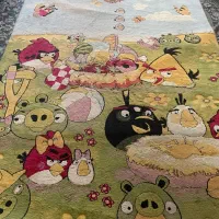 فرش بچه گانه سالم  ۶ متری