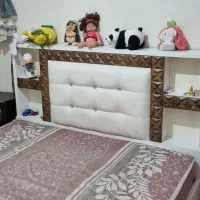 تخت خواب دونفره سالم|تخت و سرویس خواب|قزوین, |دیوار
