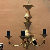 لوستر ۱۶ شعله دو عدد با یک ۴ شعله و یدونه فانوسی|لوستر و چراغ آویز|شیراز, فرهنگ شهر|دیوار