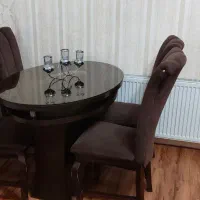 میز نهار خوری ۴ نفره|میز و صندلی غذاخوری|فومن, |دیوار