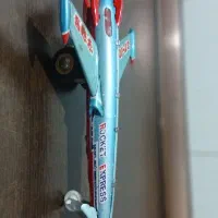 ماکت هواپیما فلزی قدیمی موتور دار