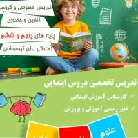 آمادگی امتحانات ابتدایی با معلم با تجربه