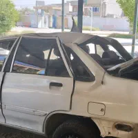 فروش یک دستگاه پراید ۱۳۲ تصادفی