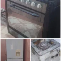 یخچال و اجاق گاز ۵ شعله و اجاق گاز۲ شعله بزرگ