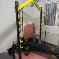 دستگاه بدنسازی خانگی با تمامیه لوازم