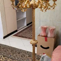 آباژور ایستاده رز گلد|چراغ خواب و آباژور|تهران, کامرانیه|دیوار