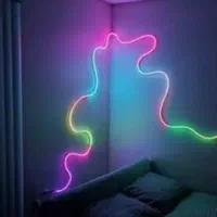 ریسه نئون فلکسی فول کالر ۵ متری|ریسه و چراغ تزئینی|مشهد, الهیه|دیوار