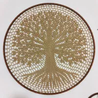 دیوارکوب درخت زندگی قلاب بافی