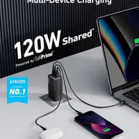 شارژر دیواری انکر ۱۲۰  Anker 737 Charger مدل A2148
