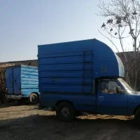 راننده با نیسان مسقف جهت توزیع