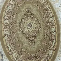 فرش ست ۷۰۰ شانه مشهد با کناره و بیضی