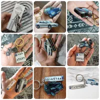 گردنبند و جاسوییچی پلاک رزینی هدیه روز مرد