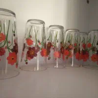 تعدادی ظرف شیشه ای