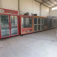 تعدادی یخچال ایستاده//قصابی کبابی سوپری//فروشی