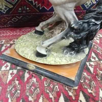 مجسمه اسب قدیمی عتیقه سایز بزرگ بکر و دیدنی|کلکسیون اشیاء عتیقه|اصفهان, شیخ اشراق|دیوار